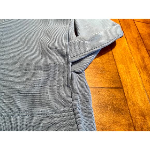 Talbots Hoodie Full Zip 2 Pockets Womens Sz M Blue 25#0=A0042 - Picture 9 of 10